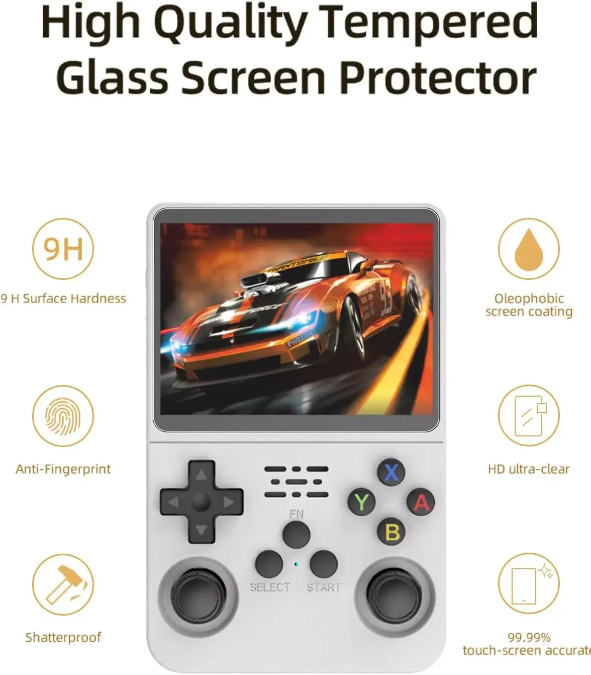 4 IN 1 Case+Glass for R36S Gam - Gaming Console R36S 评论和价格