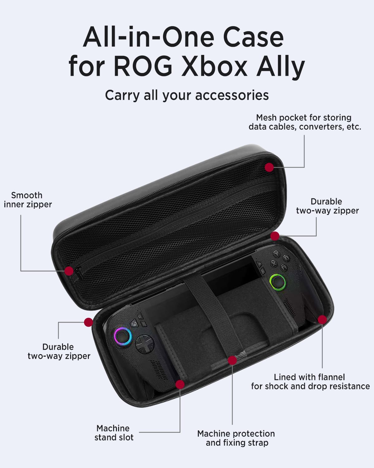 Travel Carrying Case for ROG X - Gaming Console Rog Ally 评论和价格