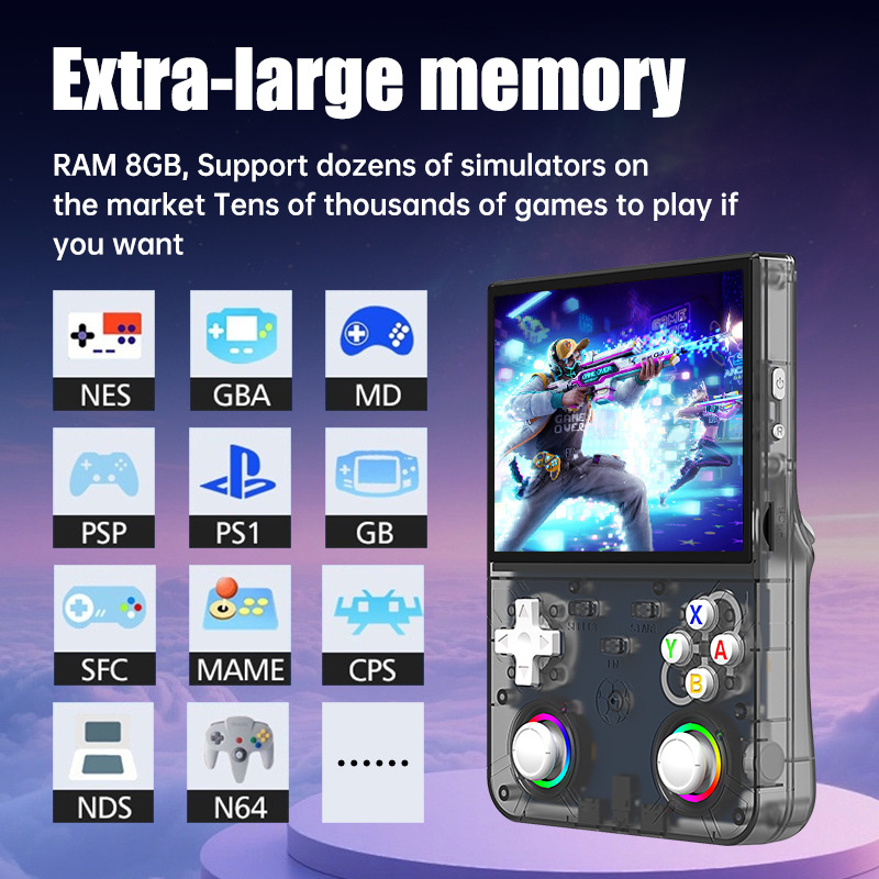 Handheld Gaming Consoles  R36  - Gaming Console R36 Ultra 评论和价格