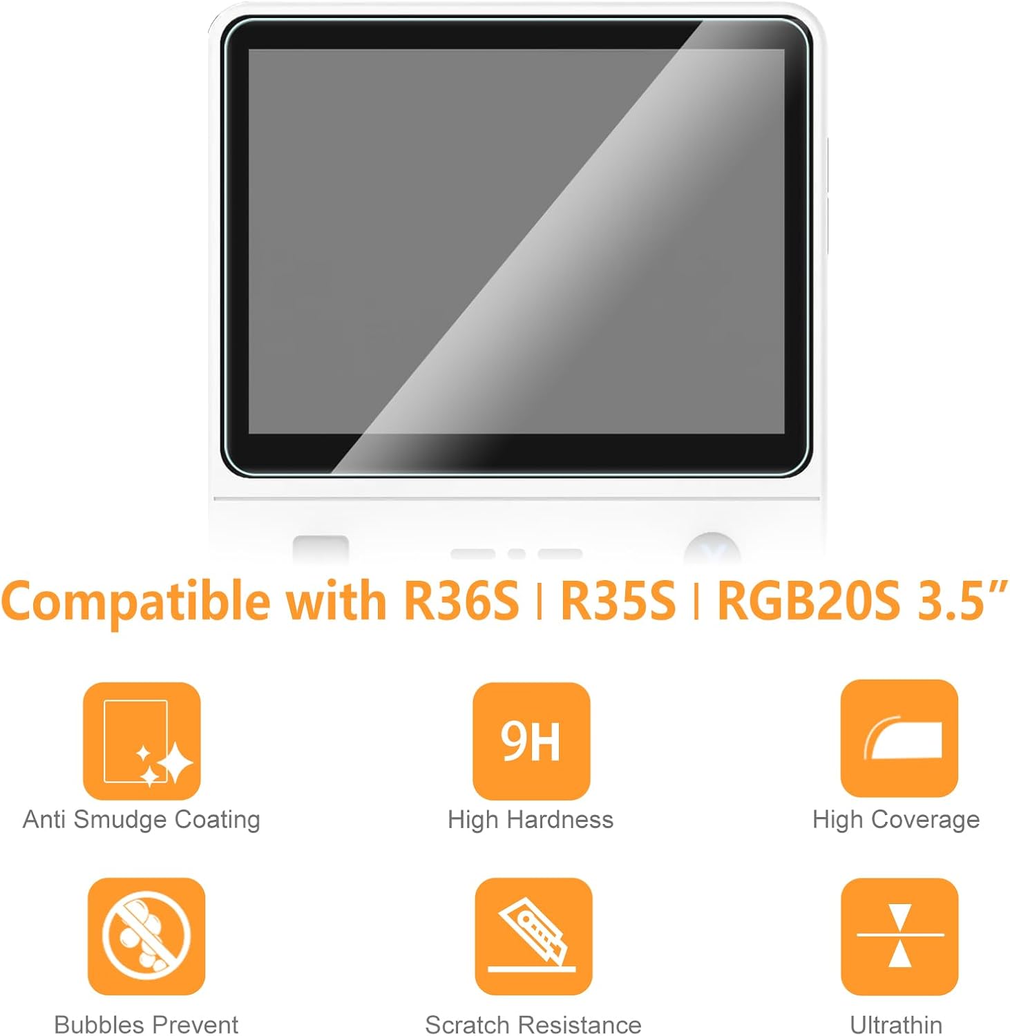 4 IN 1 Case+Glass for R36S Gam - Gaming Console R36S 评论和价格