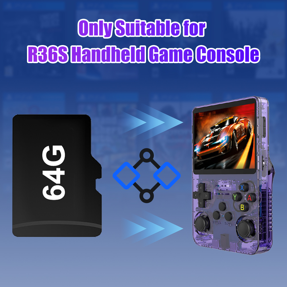 64G Game TF Card for R36S Vide - Gaming Console R36S 评论和价格