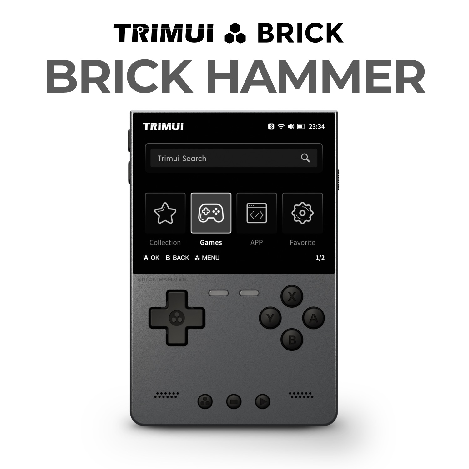 Metal Body Trimui Brick Hammer - Gaming Console R36 Ultra 评论和价格